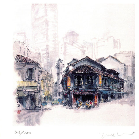 Old Singapore Street Scene (YN1656C)