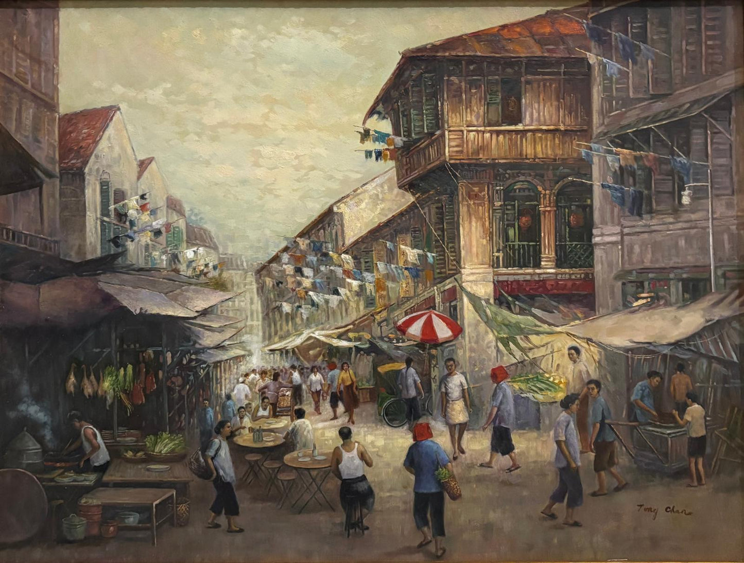 Chinatown Scene - Dining by the Streets