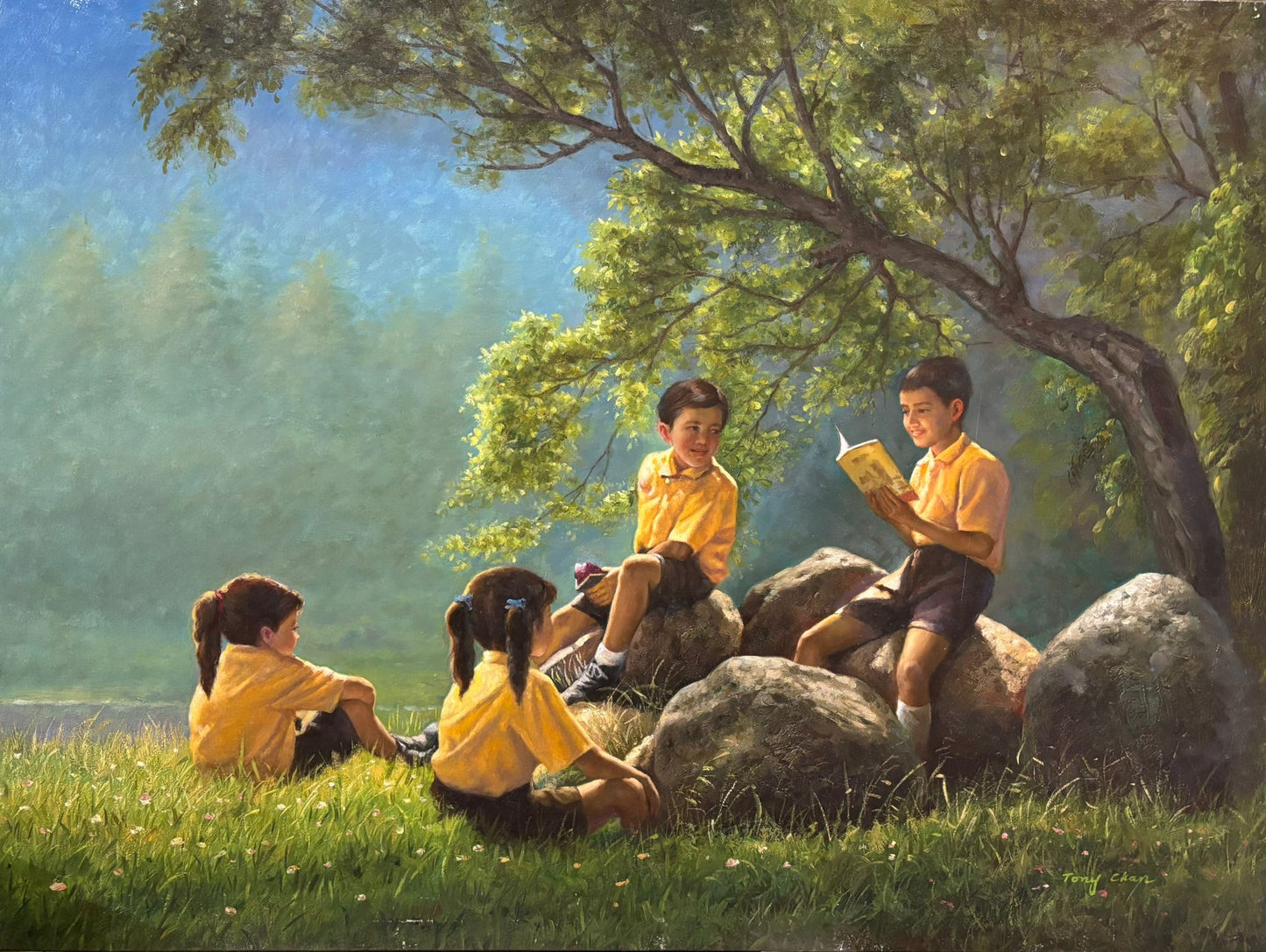 Reciting Poetry In the Fields