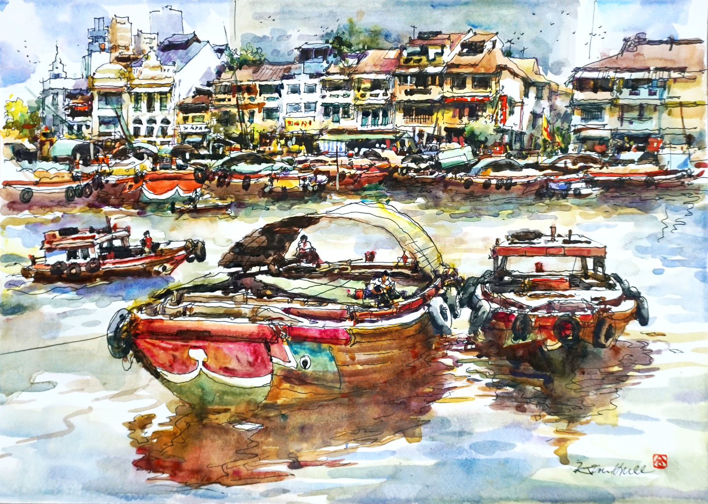 Days Past (Singapore River)