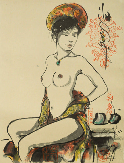 Lilith Draped in Prints (KY0013P)