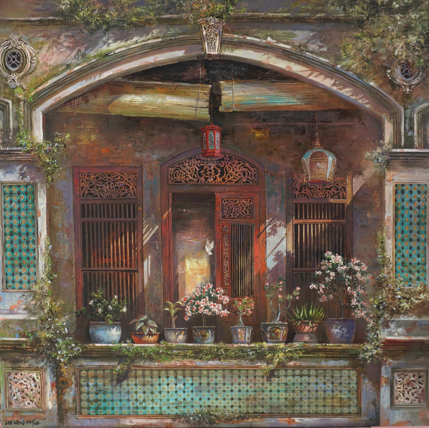 Flowers on the Ledge