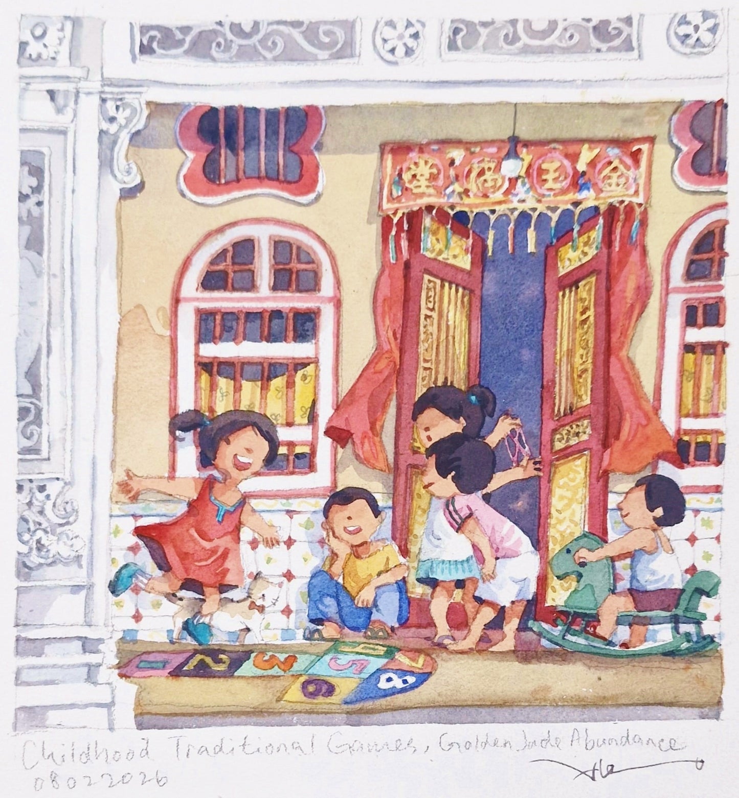 Childhood Traditional Games, Golden Jade Abundance