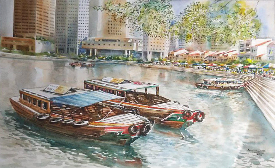 Boat Quay, Singapore River (2008.496)