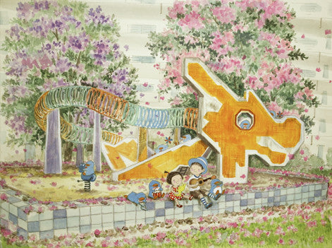 Playing Ukulele with My Dearest Sister