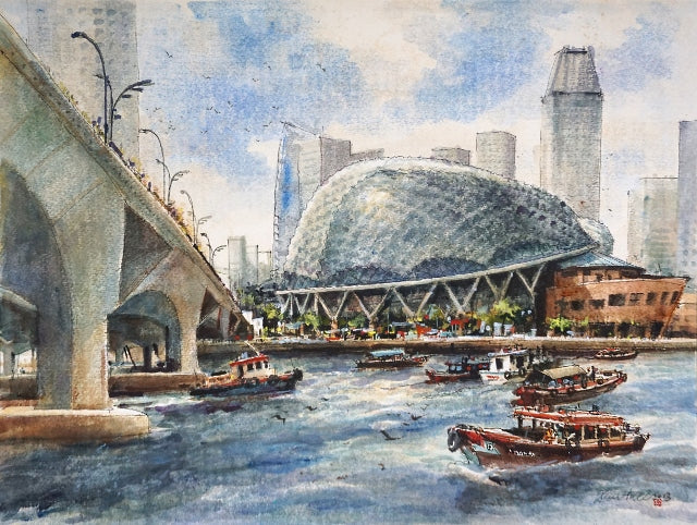 Esplanade by the Singapore River