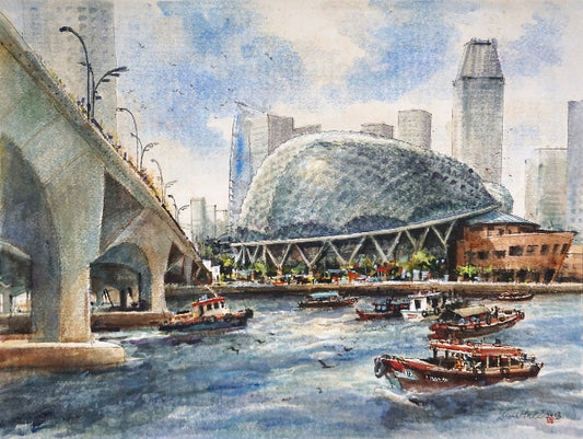 Esplanade by the Singapore River