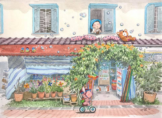 Beautiful Day For Sunning Pillow