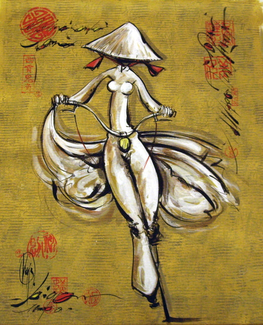 Bicycle Lady (Orche Background)