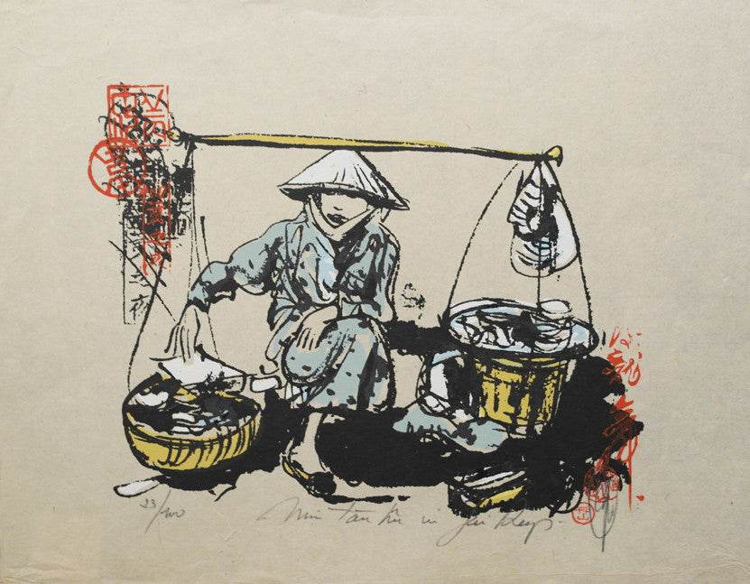 Street Food Vendor in Vietnam