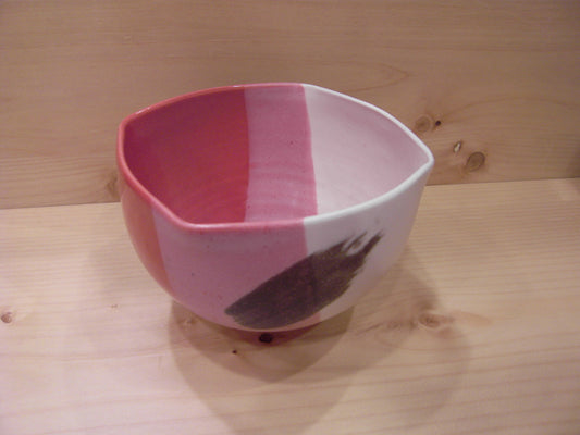 Strawberries & Oranges Square Rimmed Bowl IX