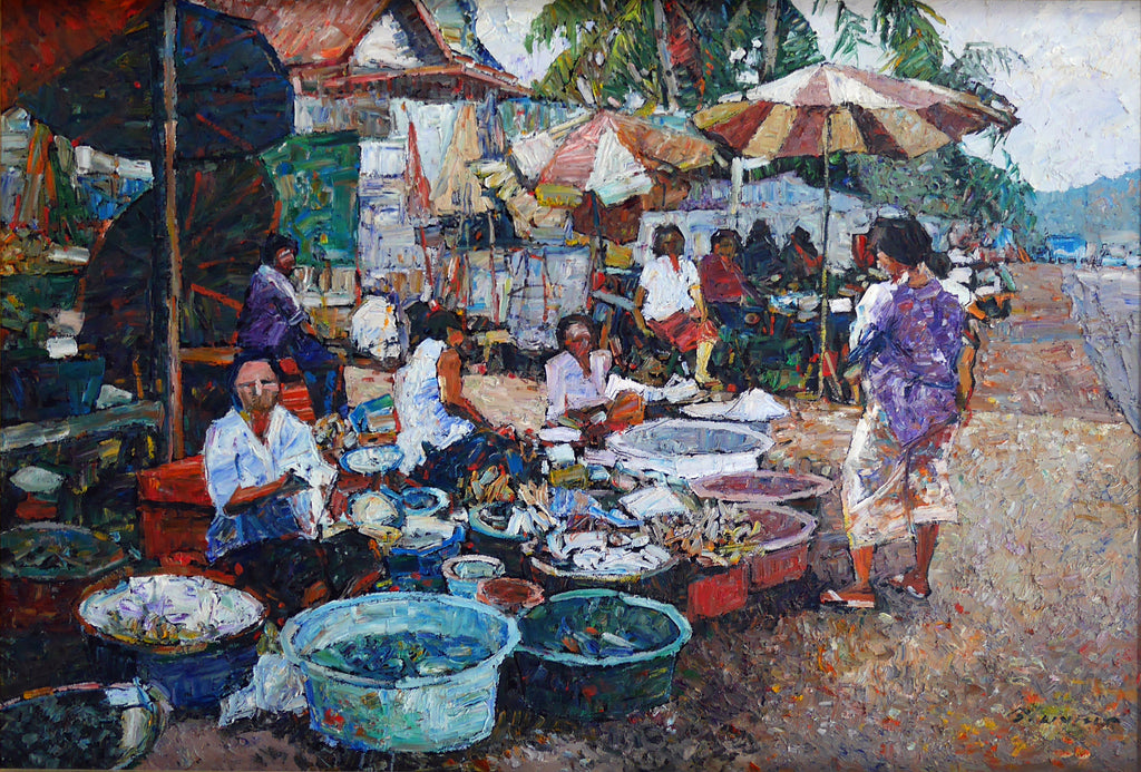 Thailand Market Scene