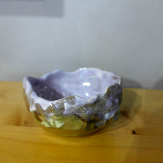 Handmade Match Bowl (In Lavender tone spherical cap)