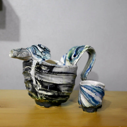 Handmade Teapot & 1 Cup (SY0035P)
