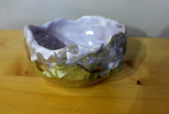 Handmade Match Bowl (In Lavender tone spherical cap)